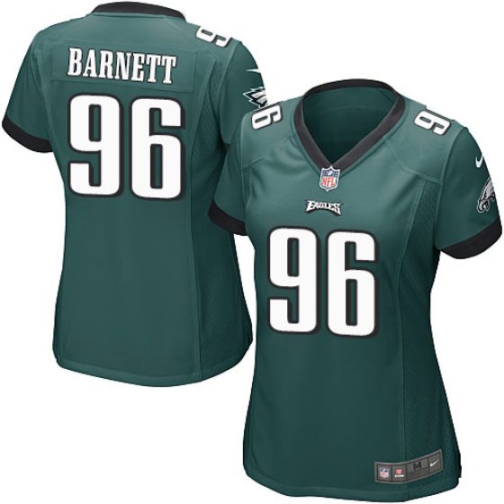 Women Philadelphia Eagles #96 Derek Barnett Green Nike NFL Jerseys->cincinnati bengals->NFL Jersey
